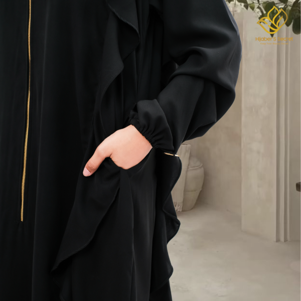 Rhania Drapery Abaya - Image 5