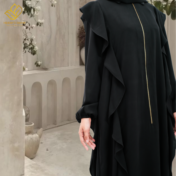 Rhania Drapery Abaya - Image 6