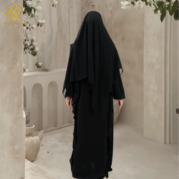Rhania Drapery Abaya - Image 7